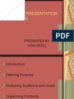 Effective Presentation Strategies