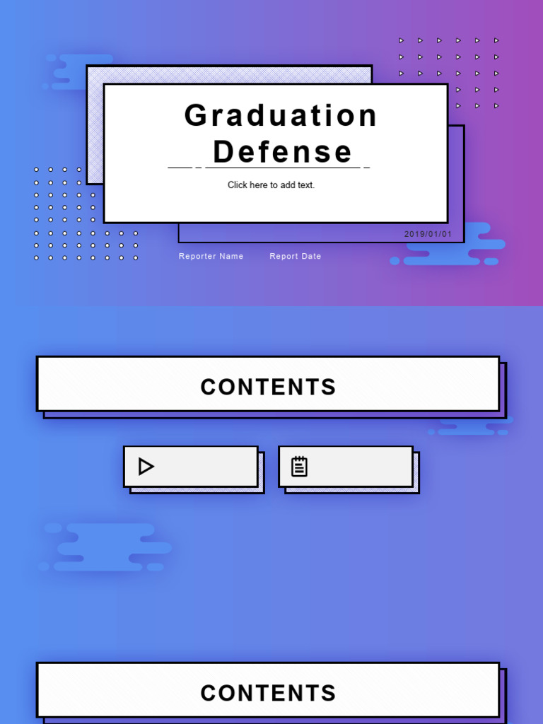 Memphis-Style Graduation Defense Template-WPS Office | PDF | Career ...