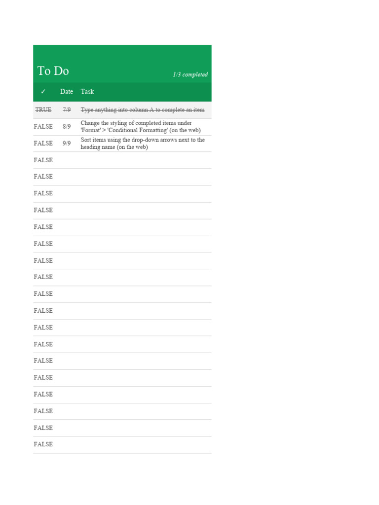 To-Do List (Editable) | PDF