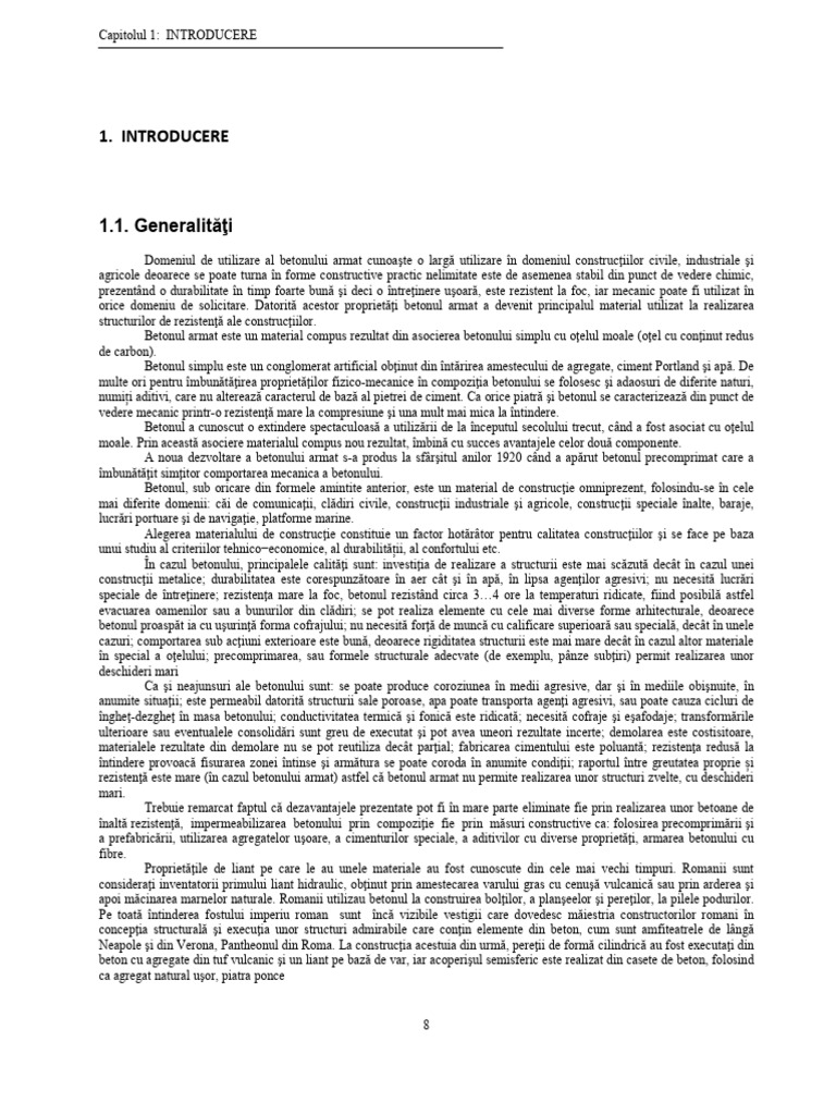Generalitati. Coduri de Proiectare | PDF