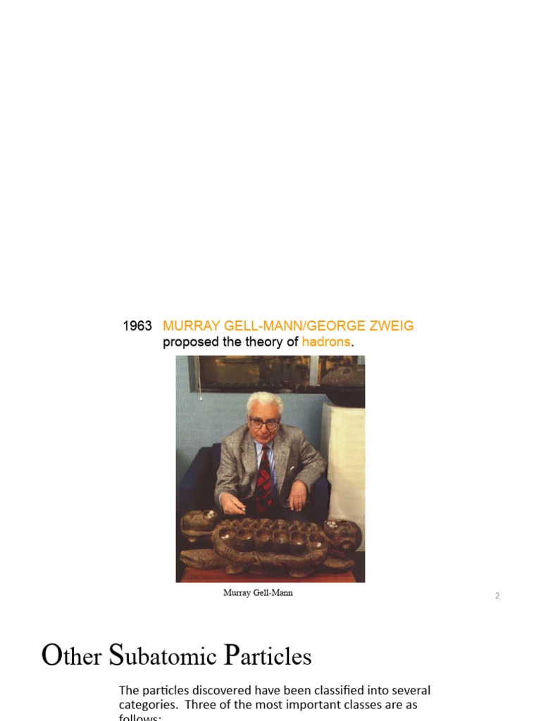 Subatomic Particles and Quantum Numbers | PDF | Quark | Matter