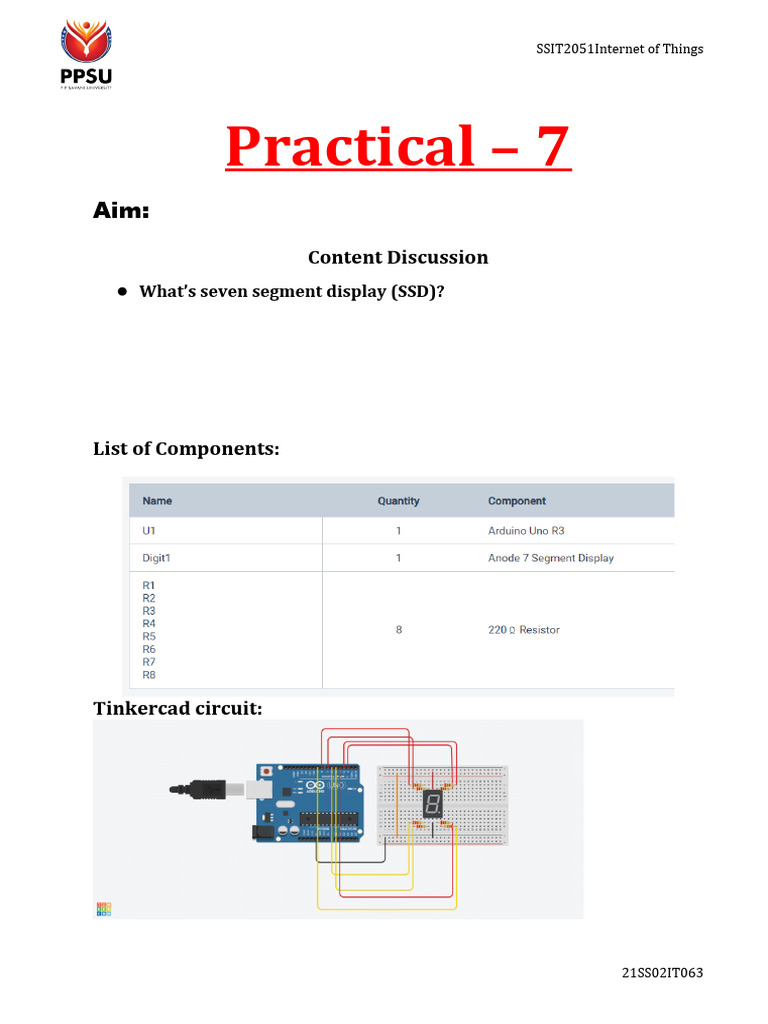 Practical 7 (21ss02it063) | PDF | Computer Engineering | Computing