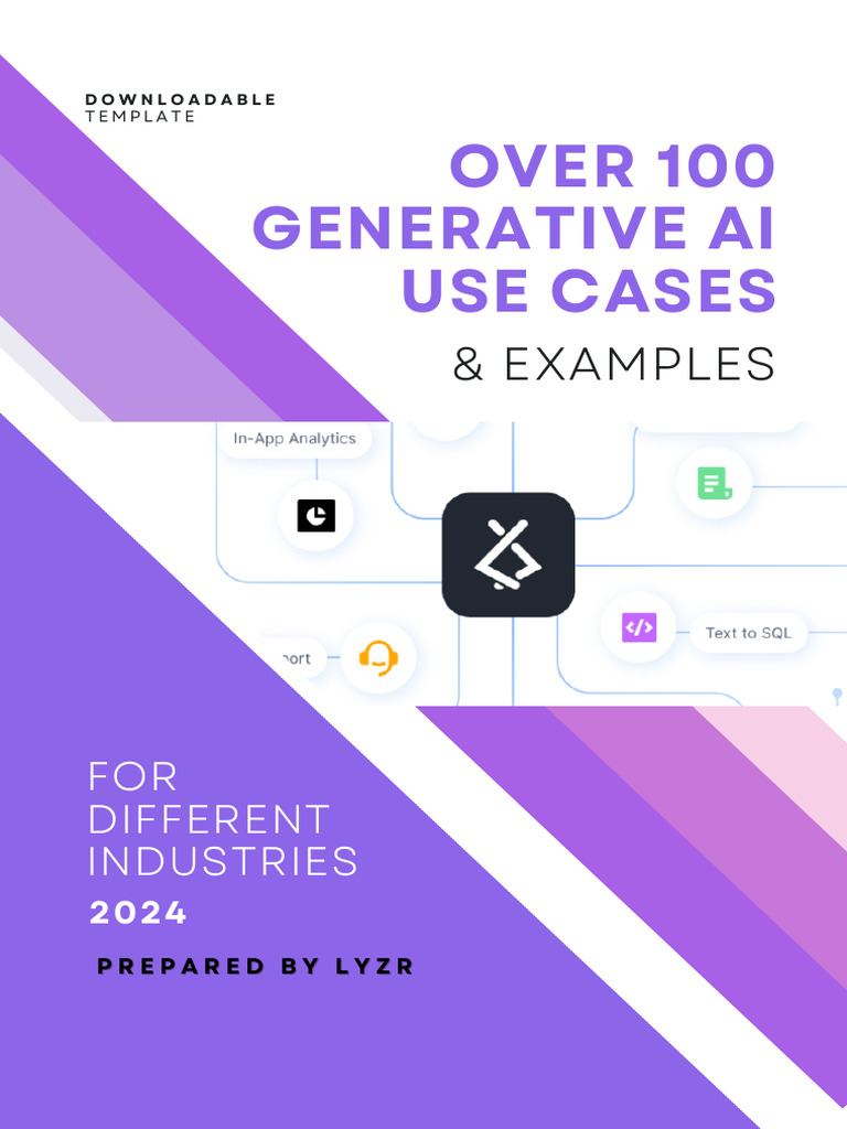100 Generative AI Use Cases Examples For Industries | PDF | Artificial ...