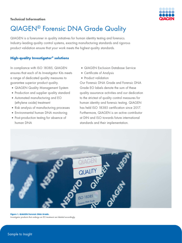 QPRO-5136 TI HID ForensicGrade 1023 WW | PDF | Qiagen | Medical Device