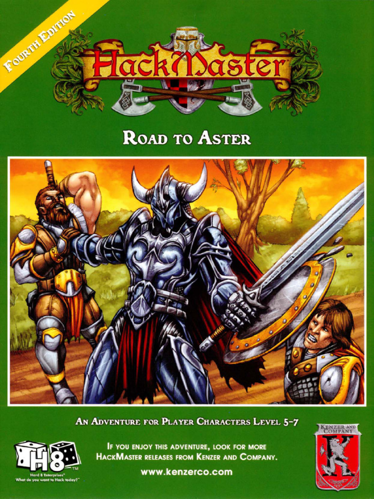 Hackmaster Road To Aster | PDF