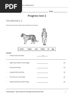 Grade 6 Progress Test 1 | PDF