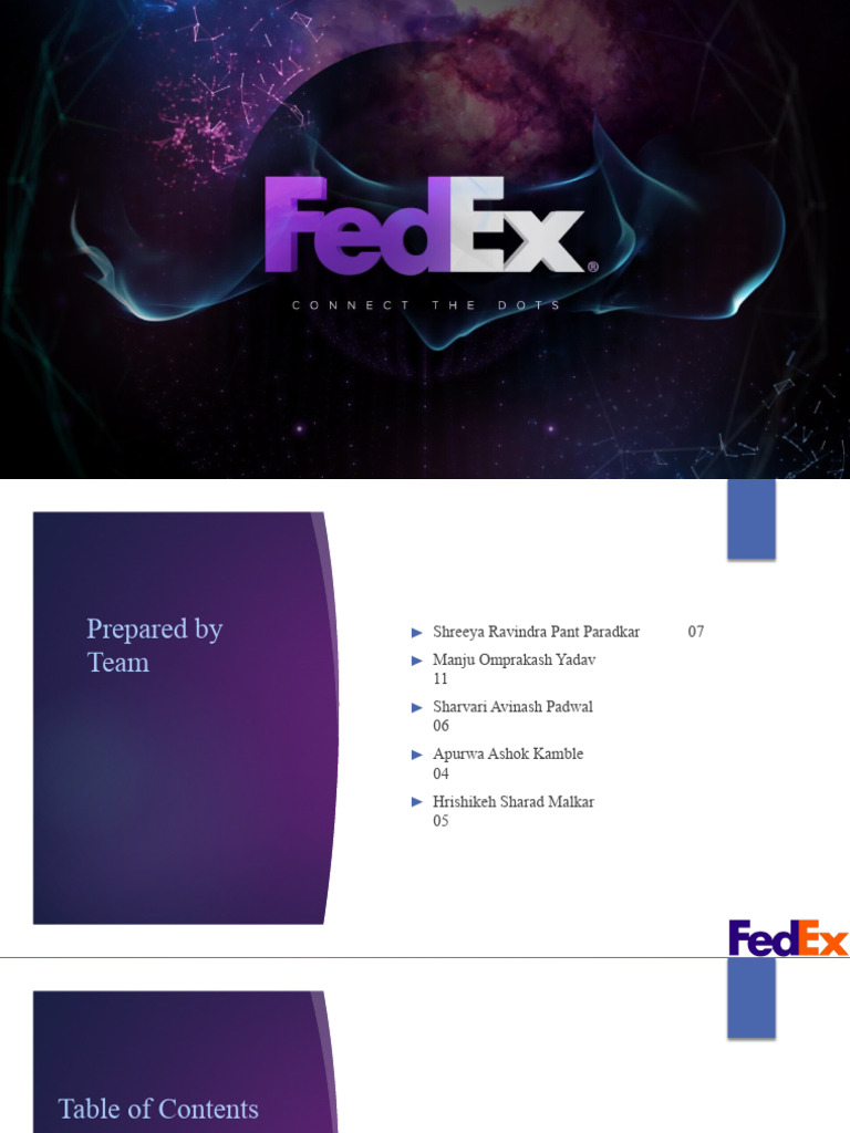 FedEx Supply Chain Overview and Insights | PDF | Fed Ex | Supply Chain