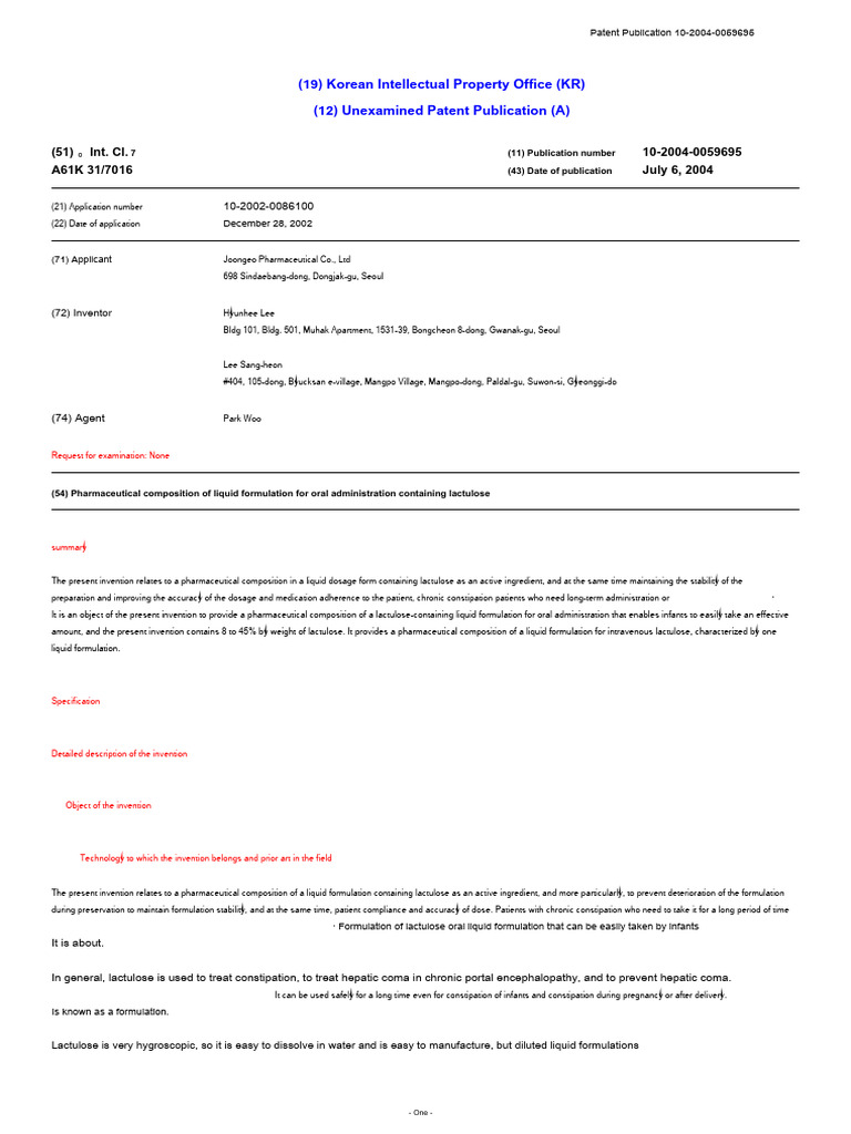 Duphalac Solution Formulation PDF Sugar Substitute Pharmaceutical