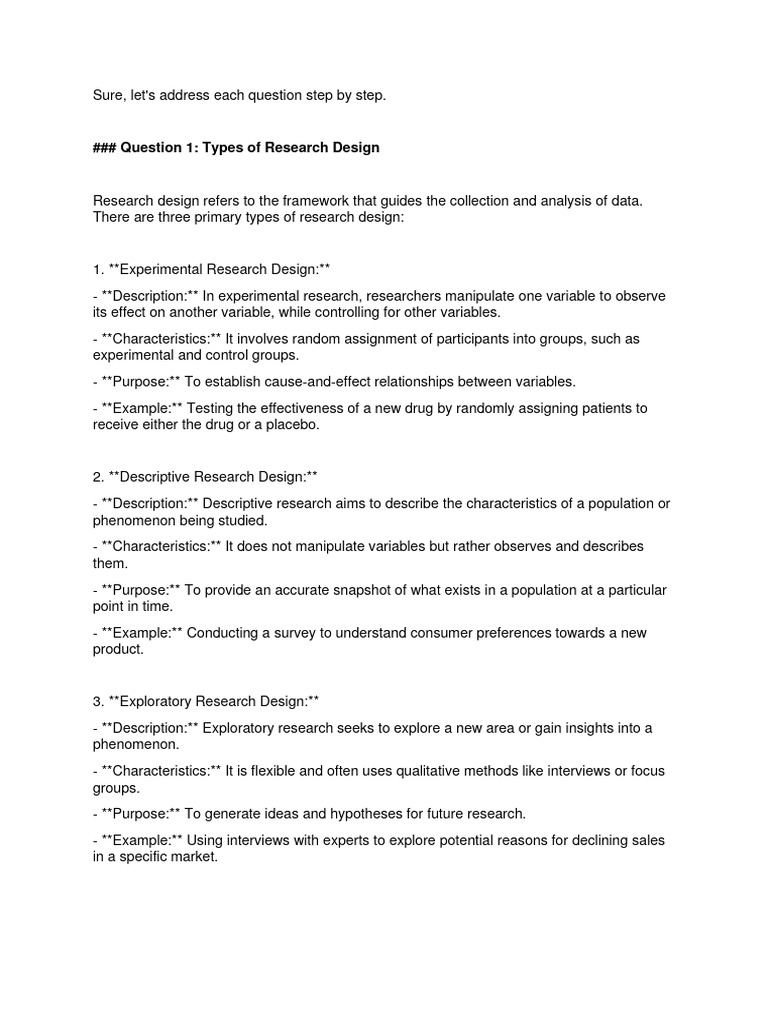 Research Methodology Ans Pdf Sampling Statistics Survey Methodology