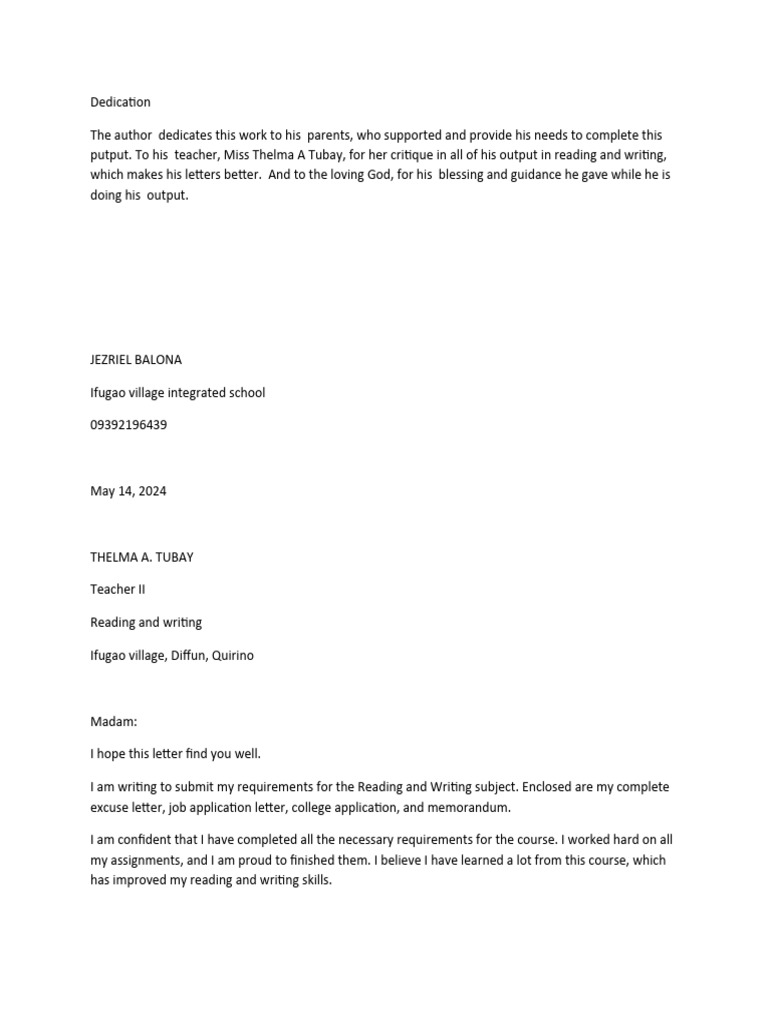 Reading and Writing Course Submissions | PDF | Literacy | Learning