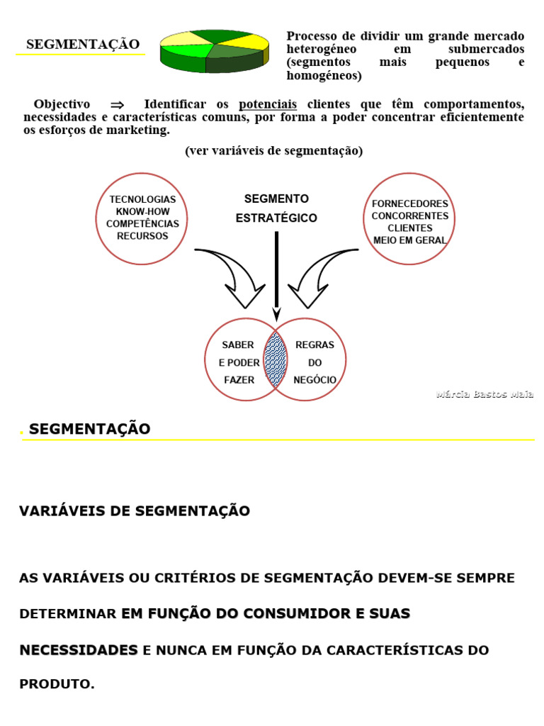Segmentação de Mercado: Estratégias e Tipos | PDF | Marketing ...