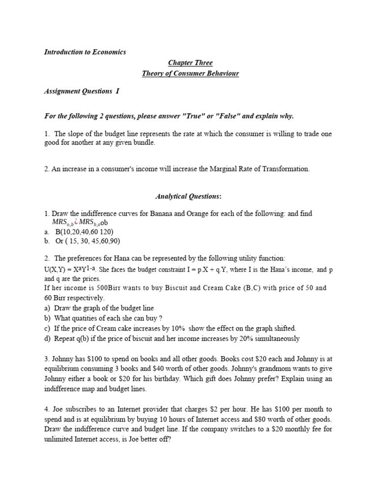 Tutorial Chapter 3 Consumer Behaviour Questions Compress | PDF ...