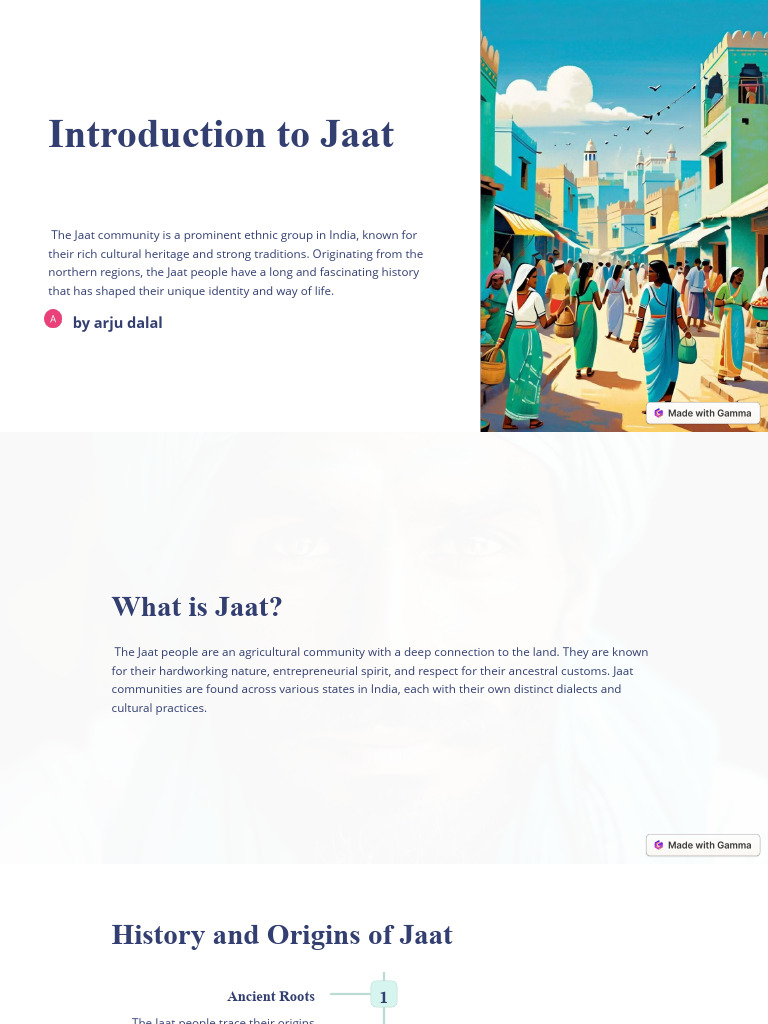 Overview of Jaat Culture and Traditions | PDF | Community | Cultural ...