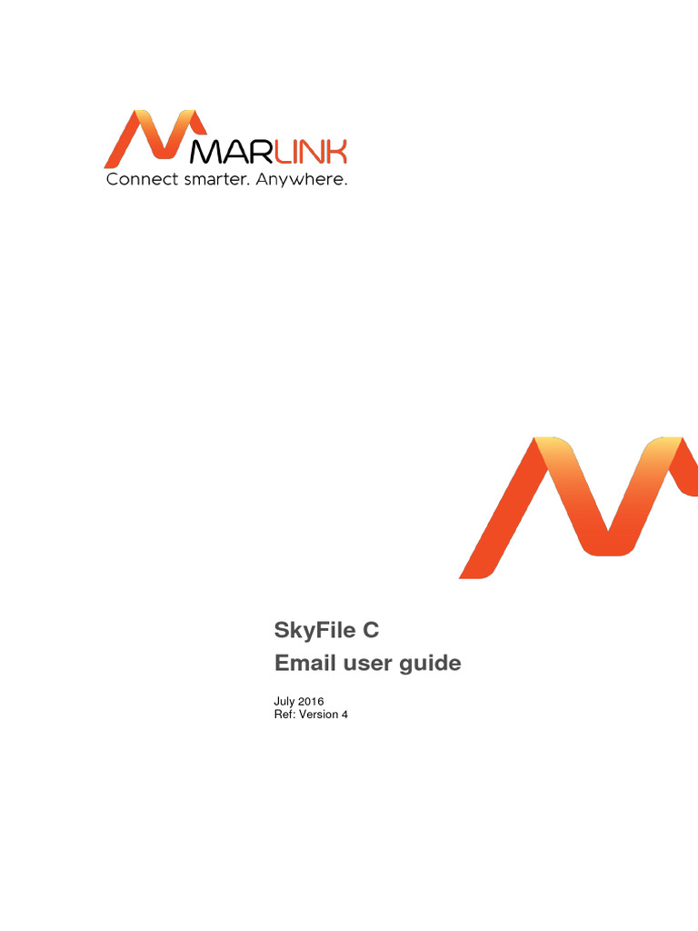 Skyfile-C User Guide Marlink | PDF | Email Address | Internet