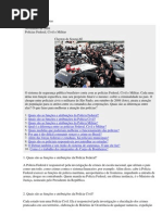 Perguntas e respostas sobre polícia