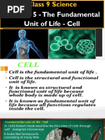 Cell Chapter Class 9 NCERT | PDF | Cell (Biology) | Osmosis