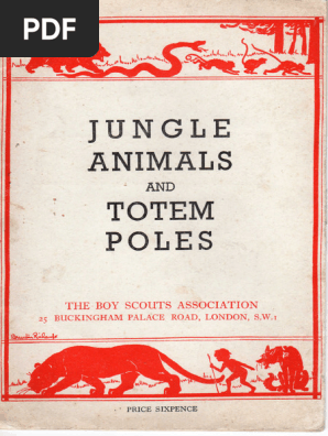 Jungle animals and totem poles011