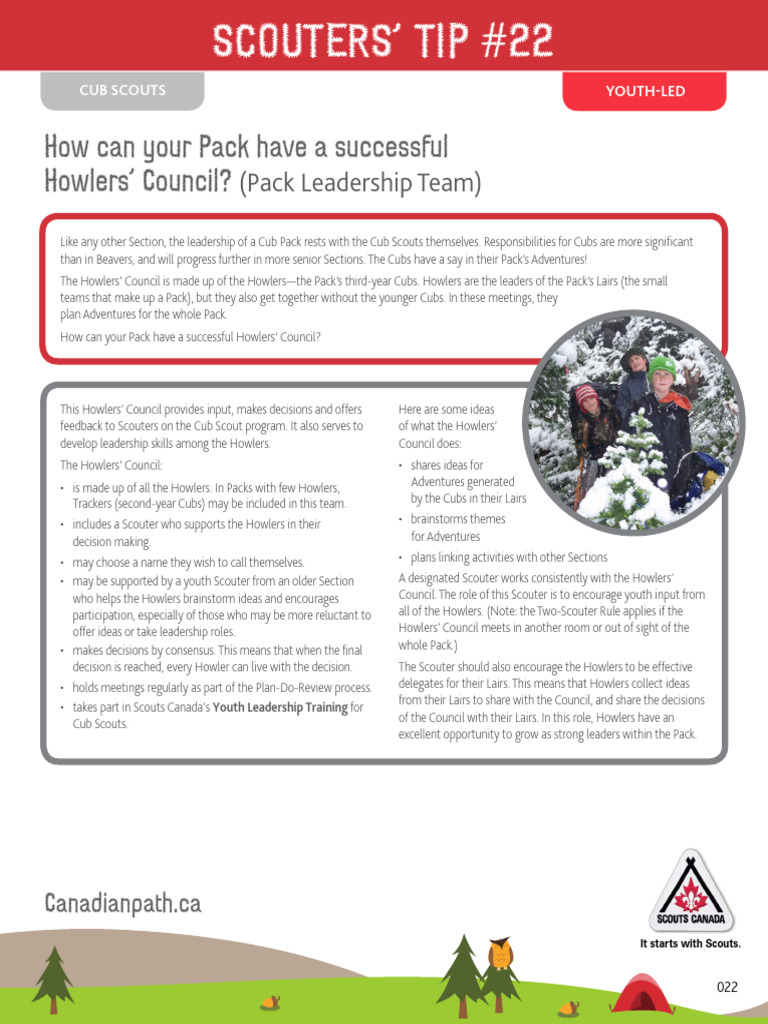 st22 Cs Yl Howlers Council | PDF | Girl Guiding And Girl Scouting ...