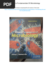 Alcamo's Fundamentals of Microbiology. 9th Edition. ISBN 076376258X, 978-0763762582