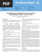 Download Calculating Loss of Productivity Due to OT Using Charts - Nov 2001 by genergia SN75599238 doc pdf