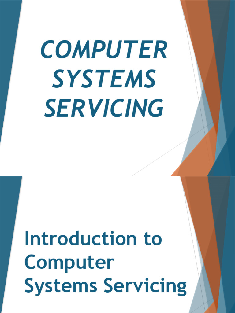 Introduction To Computer Systems Servicing Session 1 | PDF | Computer ...