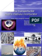 Impactul Transporturilor Asupra Mediului Inconjurator