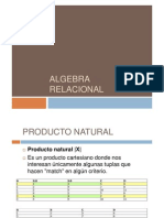 Algebra Relacional-Producto Natural