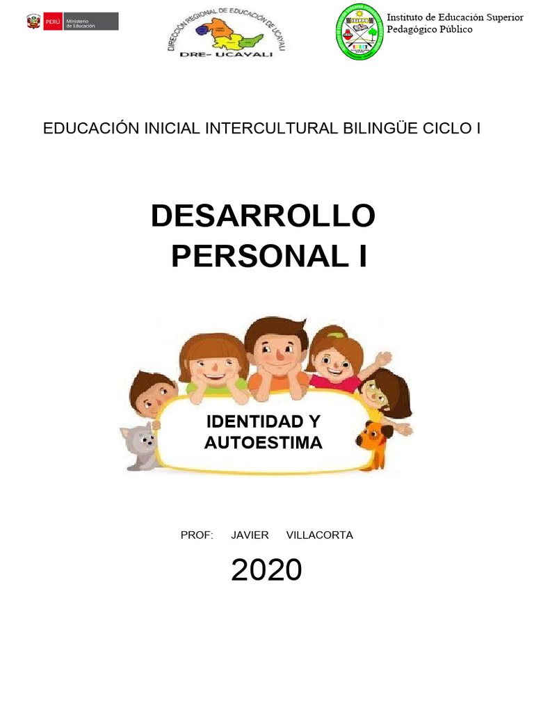 Identidad y Autoestima en Educación Inicial | PDF | Realidad | Pedagogía