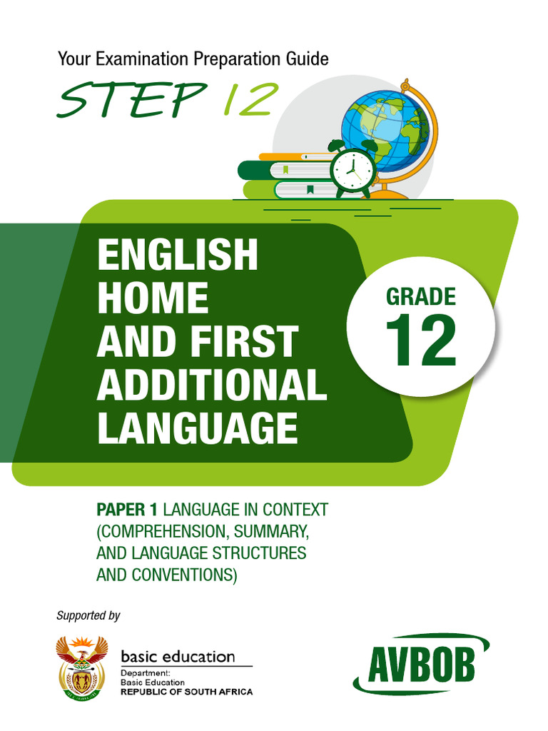 AVBOB STEP 12 English Paper 1 Digital | PDF | Reading Comprehension ...