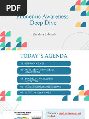 Phonemic Awareness Deep Dive