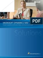 Microsoft Dynamics NAV Product Capabilities