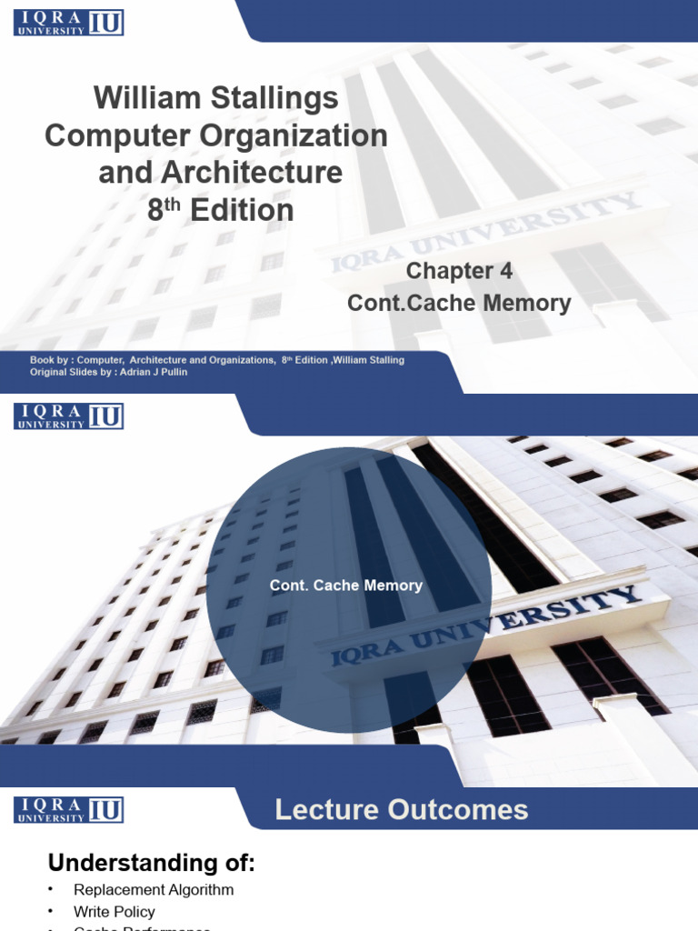 Cache Memory Concepts and Performance | PDF | Cpu Cache | Central ...