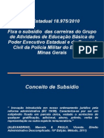 Curso de Direito Administrativo - Disposições sobre os Servidores Públicos Civis de MG - Aula 05
