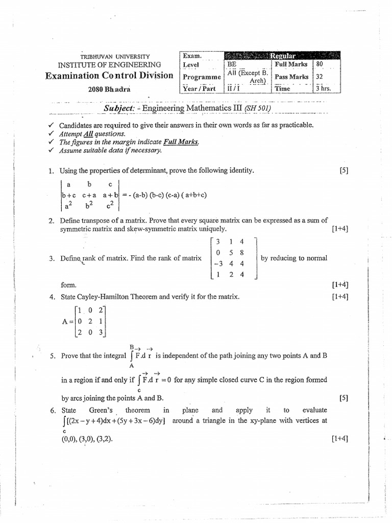 Math III | PDF