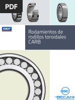 RODAMIENTO DE RODILLOS TOROIDALES CARB SKF 07 Rodamientos CARB | PDF | Química | Ingeniería mecánica SKF 07 Rodamientos CARB | PDF | Química | Ingeniería mecánica  