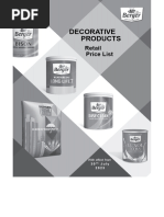 Benjamin Moore Gennex Formula Guide | PDF