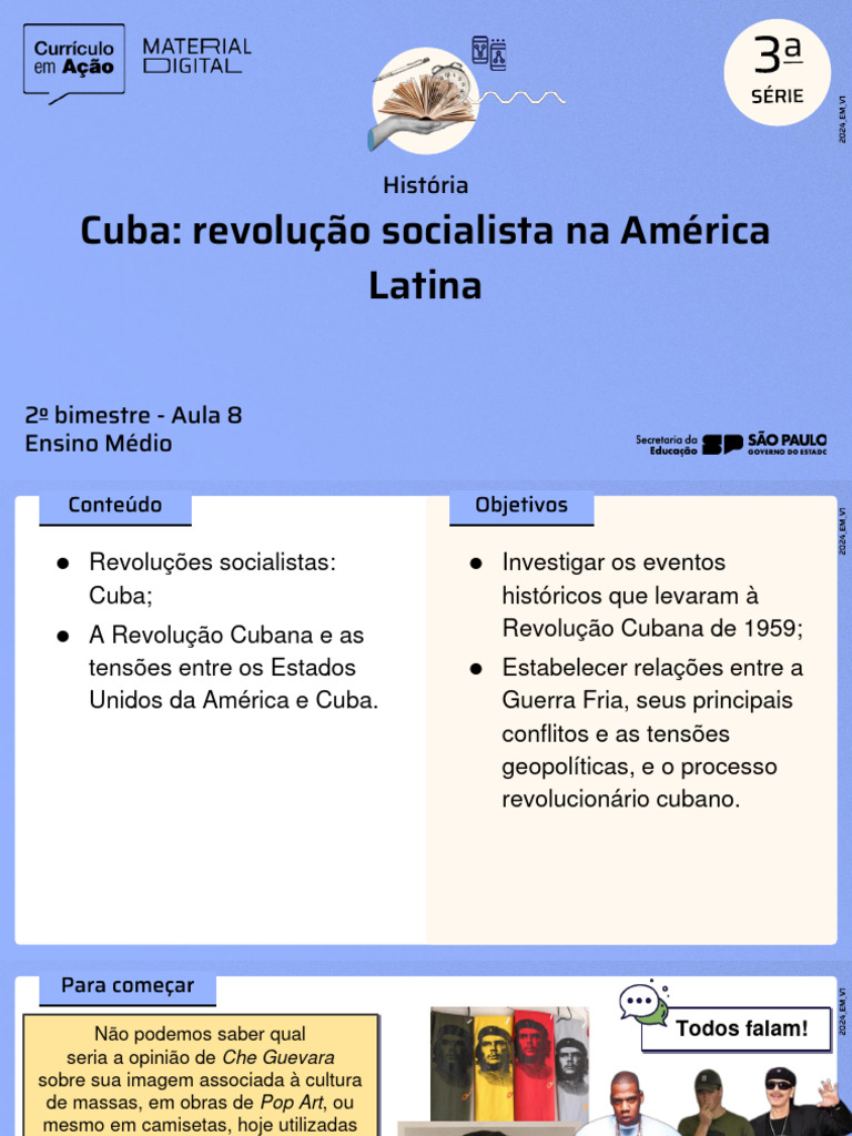 Revolução Cubana e suas Consequências | PDF | Fidel Castro | Cuba