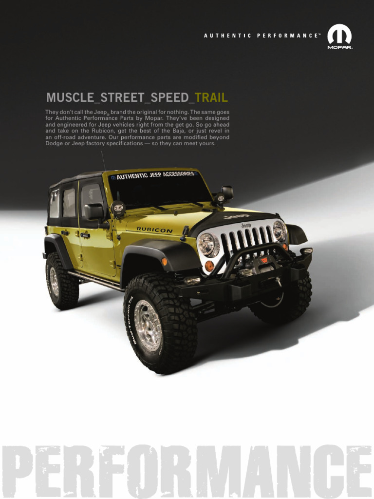 PerformancePartsCatalog JEEP TRUCK | PDF | Fuel Injection | Carburetor