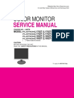 LG Color Monitor Service Manual