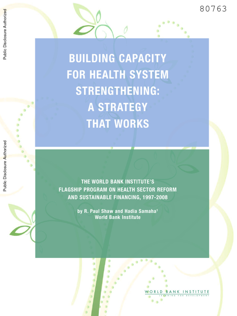 Reflections On WBI Capacity Building in Health Box 377336B PUBLIC | PDF ...