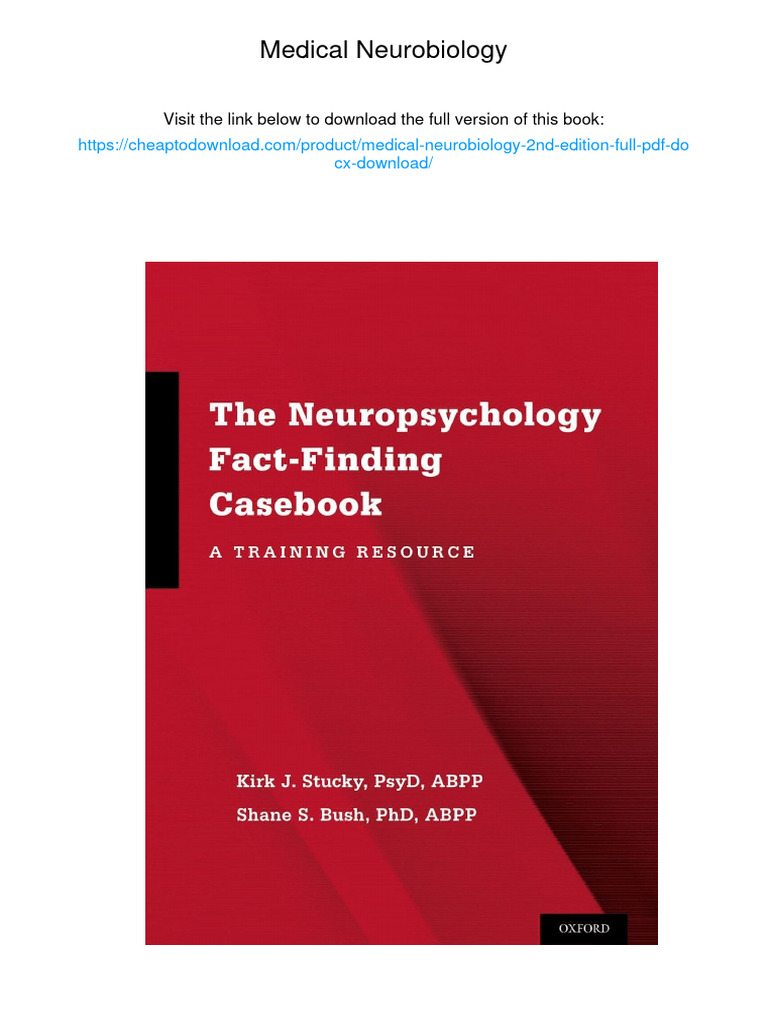 Medical Neurobiology. 2nd Edition. ISBN 019023749X, 978-0190237493