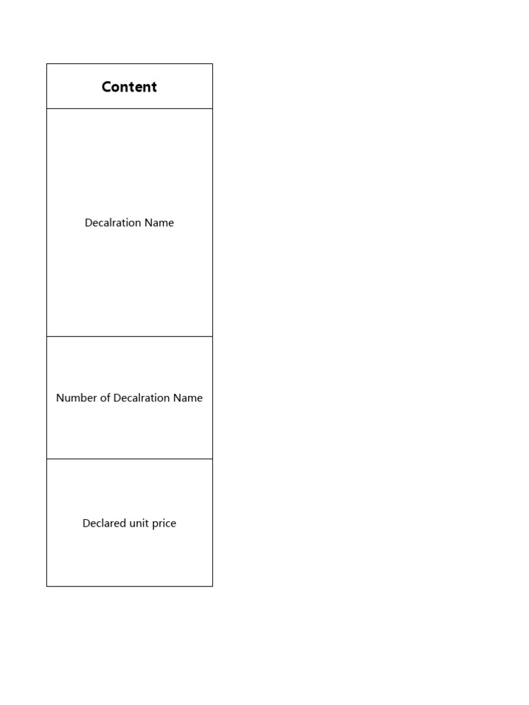 US Tax Free Declaration Guidelines | PDF | Weight | Shoe
