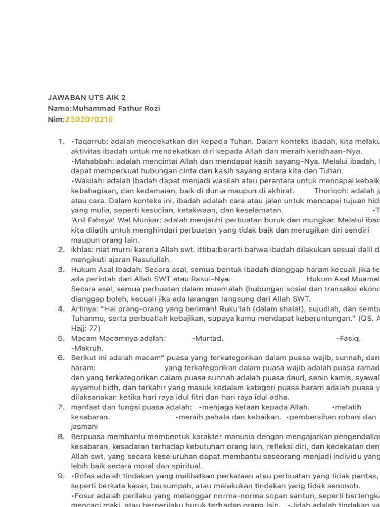 Muhammad Fathur Rozi | PDF