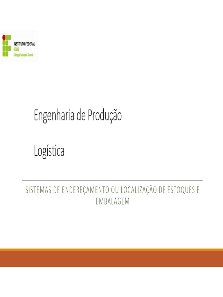 Aula 07 - Logística - R00 | PDF | Embalagem e rotulagem