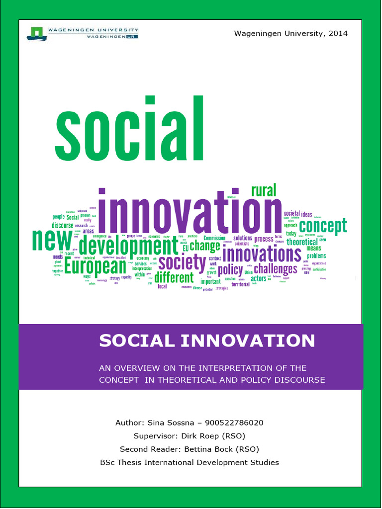 Overview of Social Innovation Concepts | PDF | Innovation | European Union