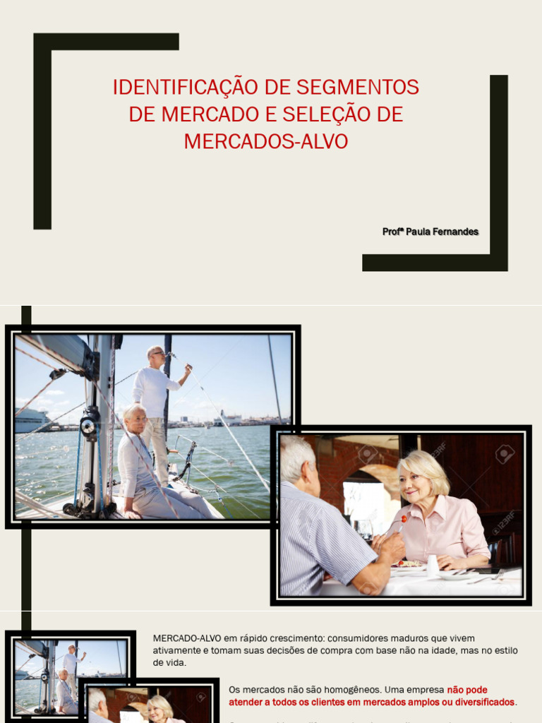 Segmentação e Seleção de Mercados-Alvo | PDF | Marketing | Segmentação ...