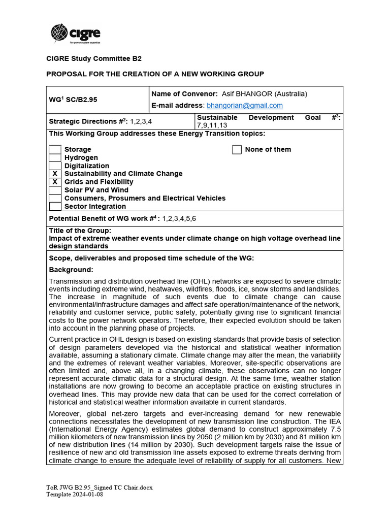 Weather Impact on Overhead Line Design | PDF | Sustainability | Nature