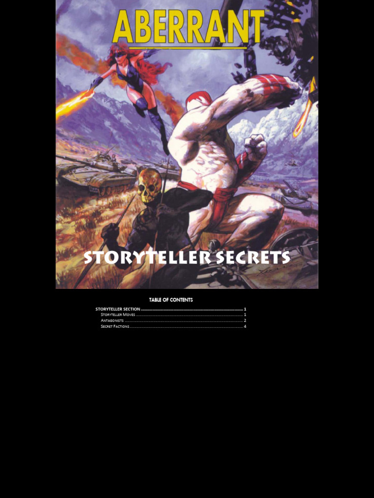 Aberrant - Storyteller | PDF