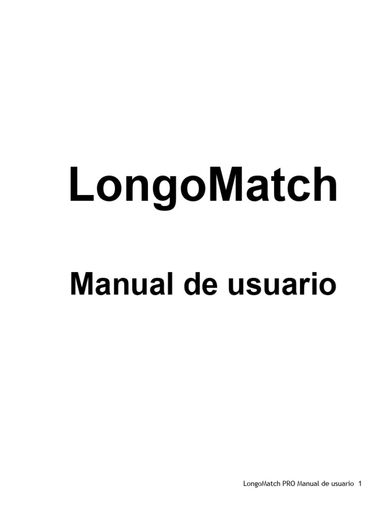 Guía de usuario de LongoMatch PRO | PDF | Ventana (informática ...