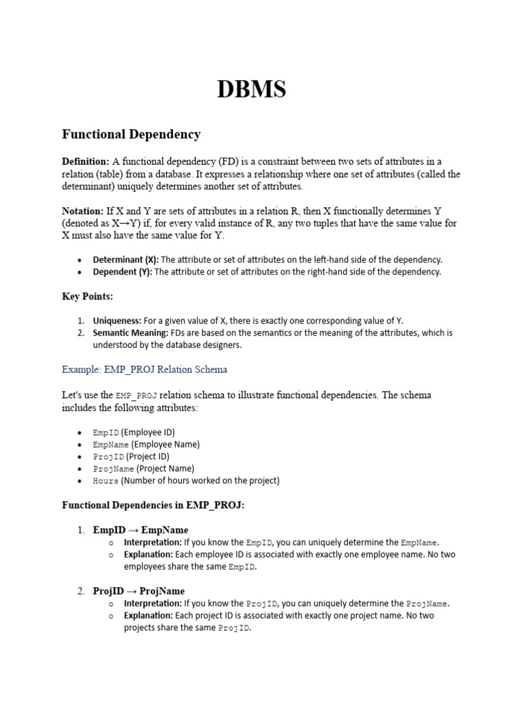 Dbms Notes 2ia | PDF | Databases | Data